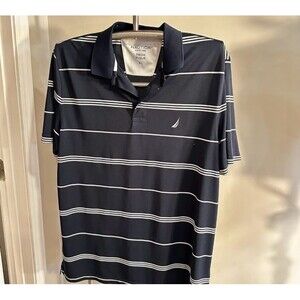 Nautica Polo Shirt Mens Size Extra Large Casual Short Sleeve Adult Men